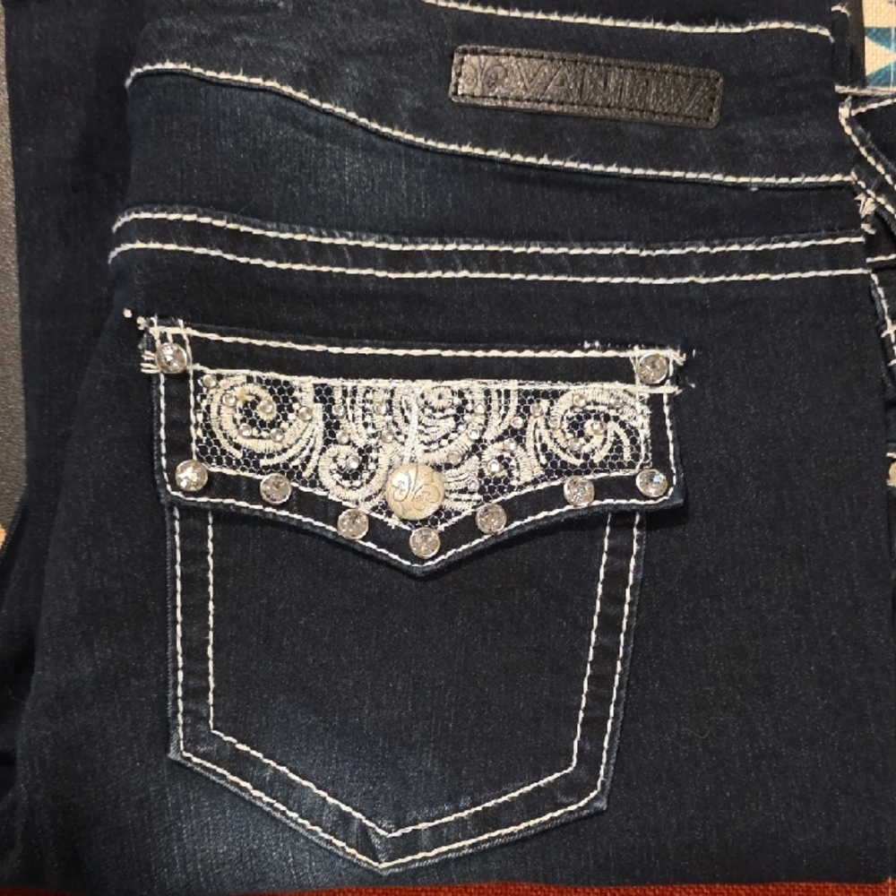 Vanity Women's Dark Blue Boot Cut Jeans